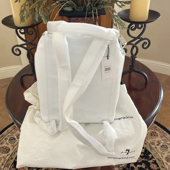 7 For All Man Kind Leather Backpack - Picture 3 of 8